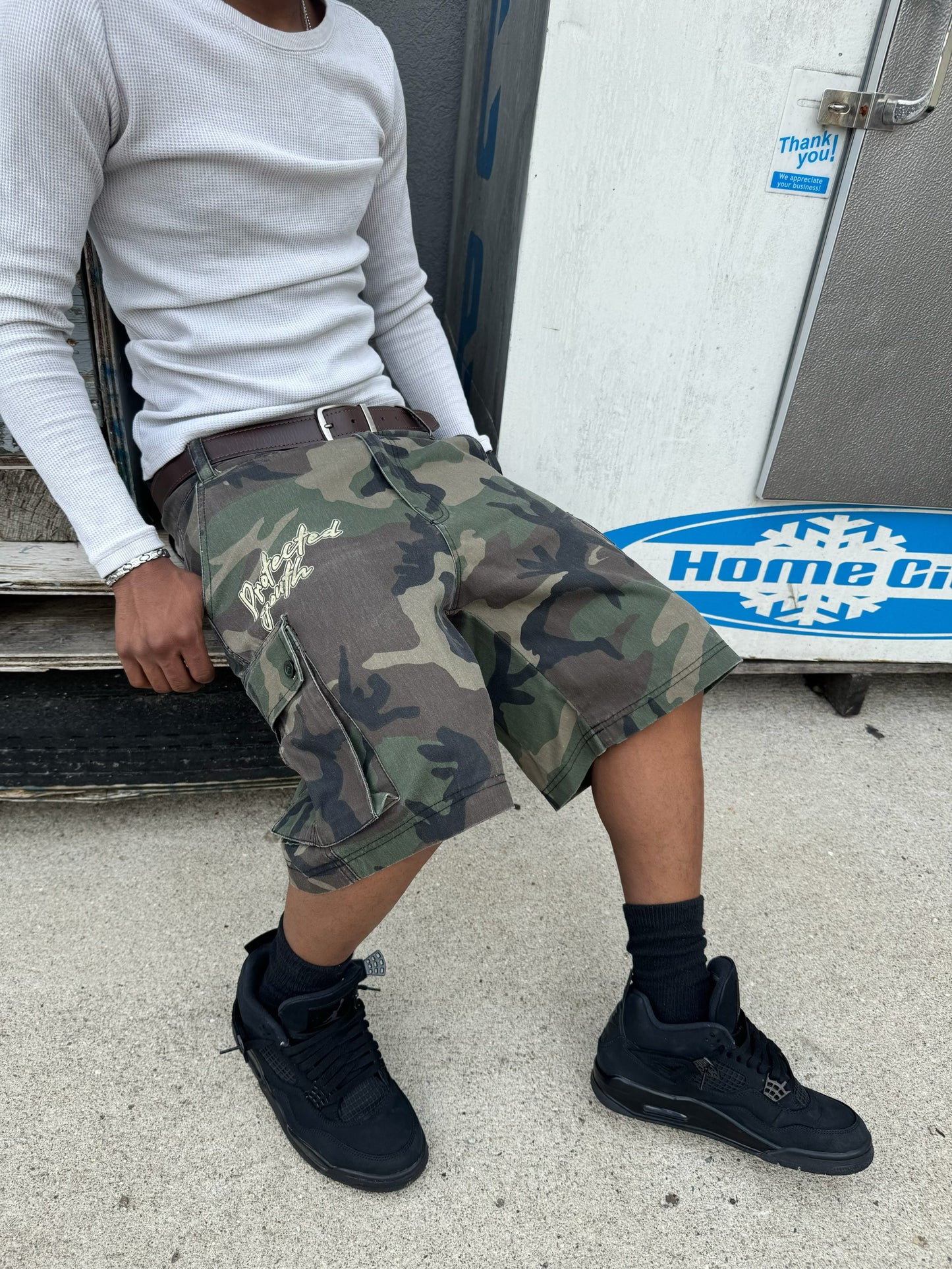Utility Camo Cargo Shorts