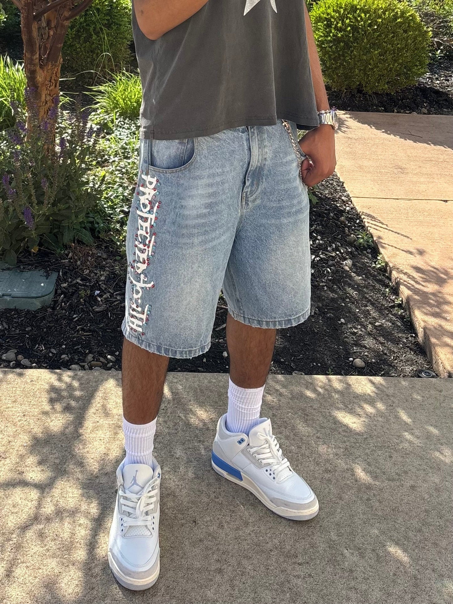 Genesis Blue Gemstone Jorts
