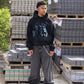 Coal Black Adam & Eve Hoodie