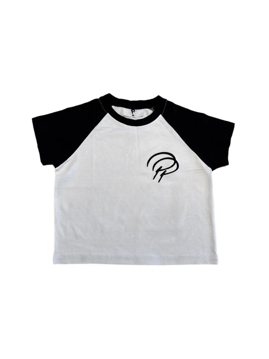 Monochrome Black Club PY Cropped Tee