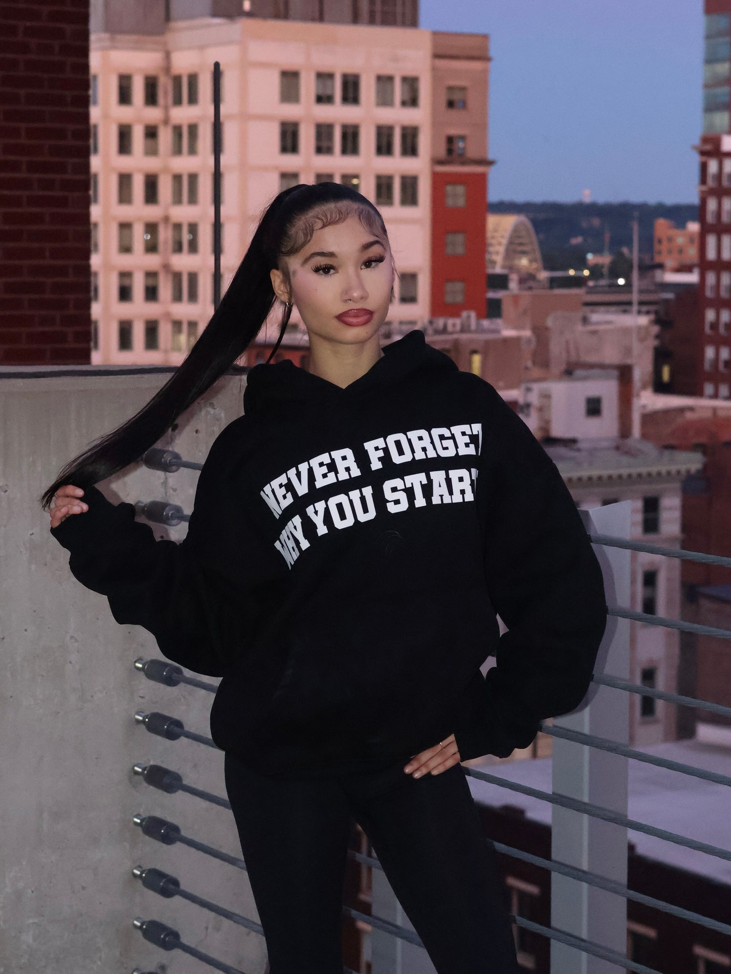 "Never forget" Black Hoodie