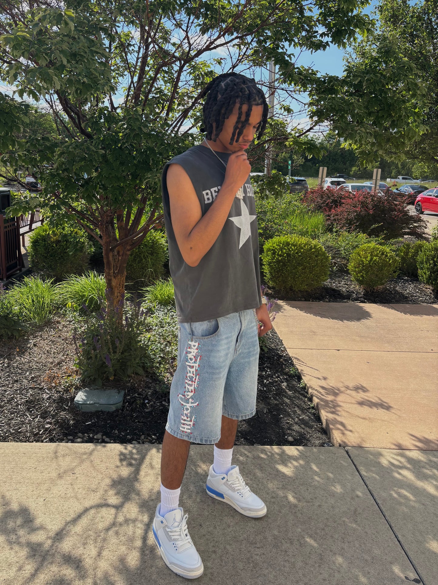 Genesis Blue Gemstone Jorts