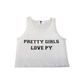 Women's Pure White Varsity Tank Top