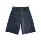 Onyx Black Leather Shorts