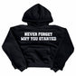"Never forget" Black Hoodie