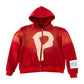 Crimson Red Statement Zip-up
